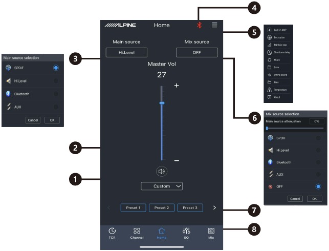 Apparaat afstemmen met mobiele app - Startpagina