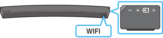 De Soundbar verbinden met Wi-Fi