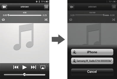 DE AIRPLAY- EN ALLSHARE PLAY-MODUS GEBRUIKEN - Stap 1