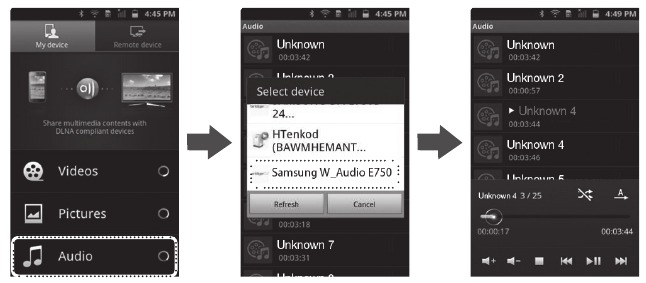 DE AIRPLAY- EN ALLSHARE PLAY-MODUS GEBRUIKEN - Stap 2