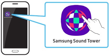 De Samsung Sound Tower App gebruiken