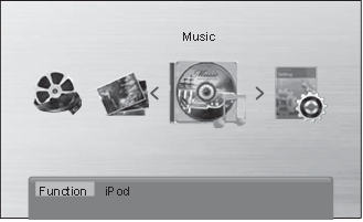 Naar muziek luisteren (IPOD mode (modus))