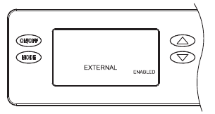 EXTERNE BEDIENING INSTELLEN
