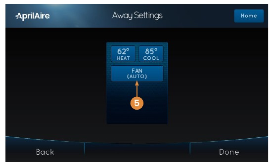 AFWEZIG-KNOP - Stap 4