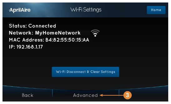 DE WI-FI-RADIO UITSCHAKELEN - Stap 1