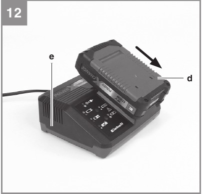 Het Li-accupack opladen - Stap 2