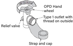 LP-tank met OPD-handwiel