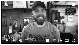 Blackstone bakplaat video-instructie