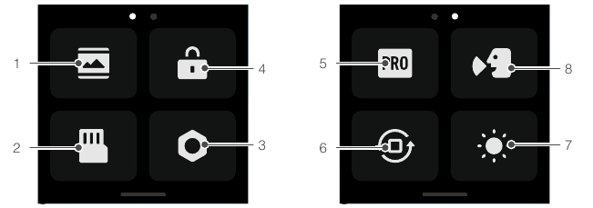 Omlaag swipen