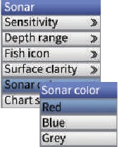 Sonarkleur instellen