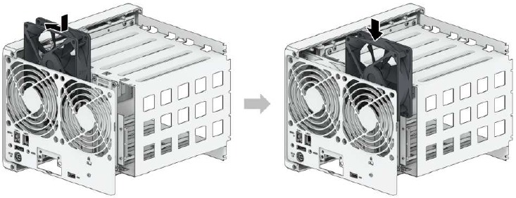 Een nieuwe ventilator installeren - Stap 2