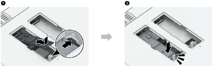 Een M.2 NVMe SSD-module installeren - Stap 2