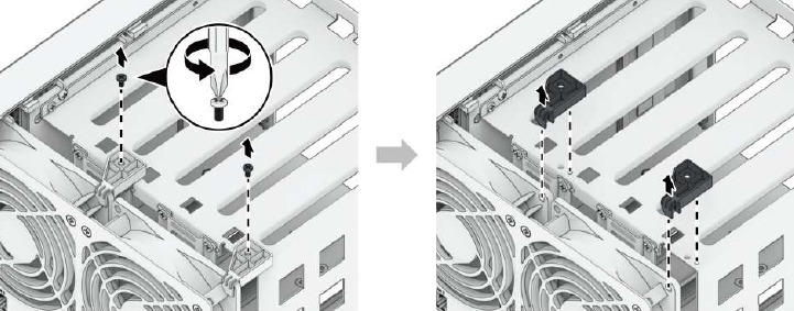 De defecte ventilator verwijderen - Stap 4