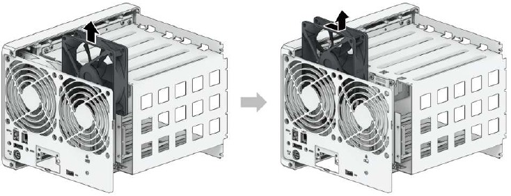 De defecte ventilator verwijderen - Stap 9