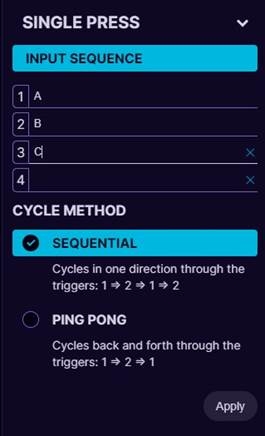 Input sequence