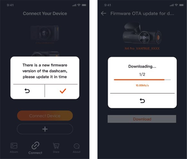 OTA-upgrade OTA Firmware-update - Stap 1