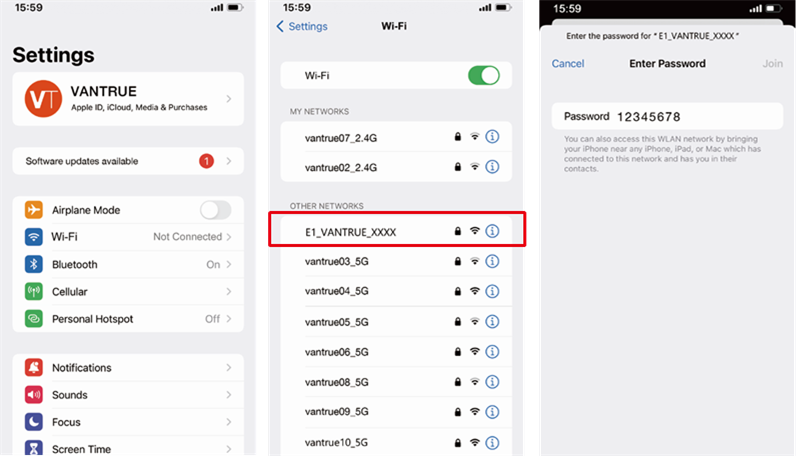 WiFi-verbinding