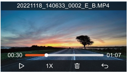 Bestanden bekijken op de camera