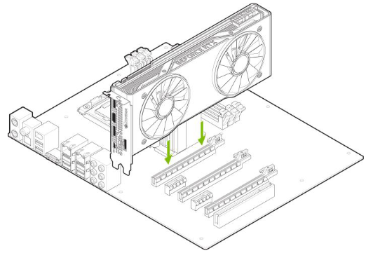 De GeForce grafische kaart installeren - Stap 1