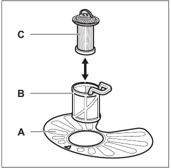 De filters reinigen - Stap 1