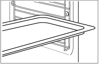 Accessoires plaatsen - Bakplaat / Diepe pan