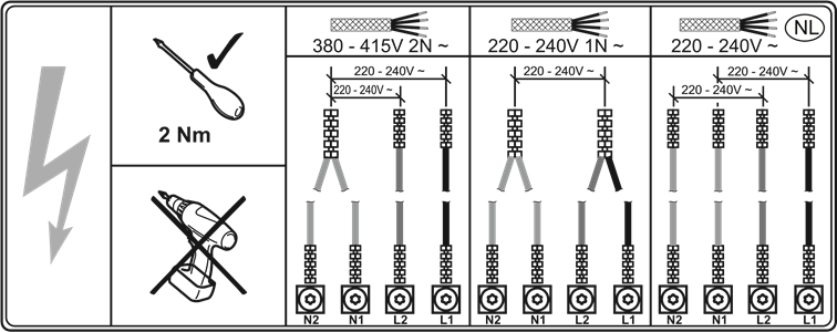 Aansluitschema
