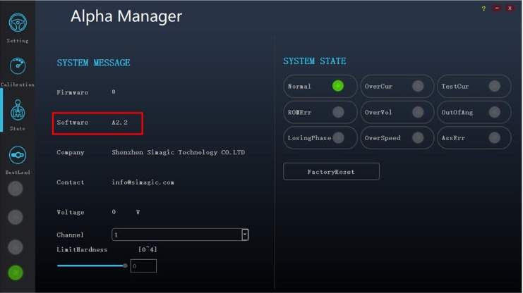 Firmware offline bijwerken - Stap 1