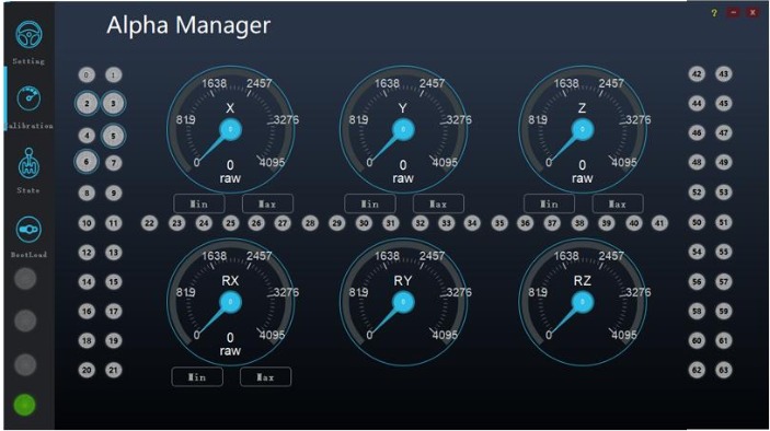 UI-introductie - Kalibratie-interface