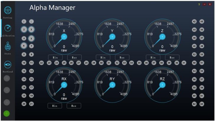 UI-introductie - Kalibratie-interface