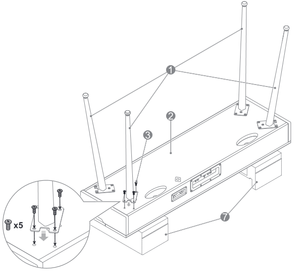 INSTALLATIE - Stap 1 - Installatie pianostandaard