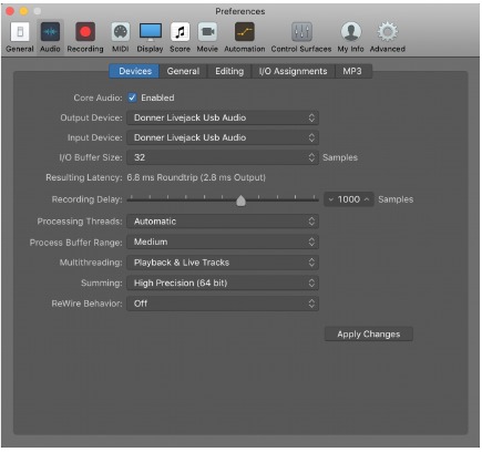 AUDIO-INSTELLINGEN IN DAW - De audio-apparaten instellen