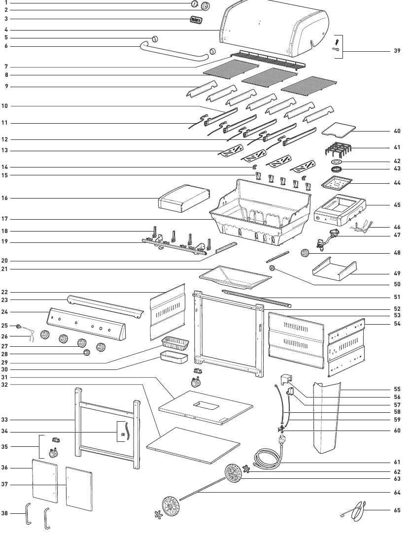 Onderdelenschema GENESIS II S-435