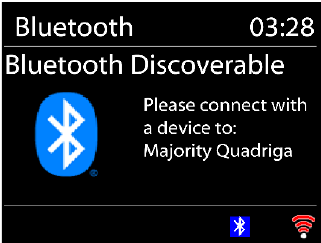 Bluetooth-scherm