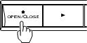 OPEN/CLOSE-knop