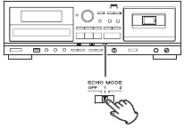ECHO MODE-schakelaar
