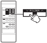 Programma-indicator in MP3-modus
