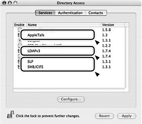 Voorb. voor Gedeelde mappen (Mac OSX 10.2.1 tot 10.4.11) - Stap 2