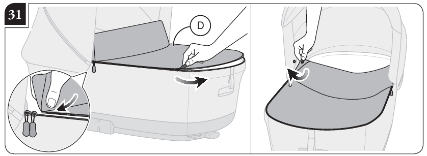 DE BEKLEDING BEVESTIGEN - Stap 1