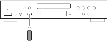 Luisteren naar een USB-opslagapparaat - Stap 2