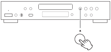 De disc uitwerpen