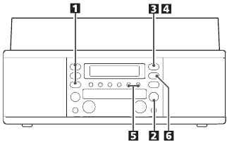 REC OFF-timer - Stap 1