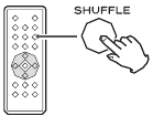 Afbeelding van de SHUFFLE-knop