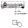 STANDBY/ON knop
