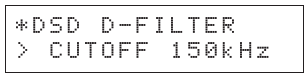 DSD digitaal filter