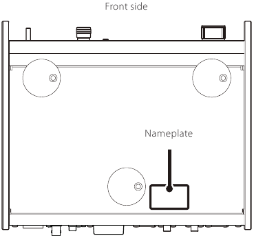 Locatie van het typeplaatje