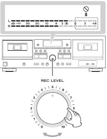 Opnemen op cassettes - Stap 2