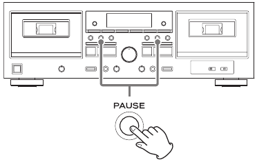 Opnemen op cassettes - Stap 3