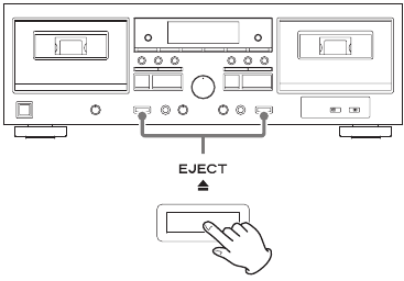 Cassettebanden verwijderen