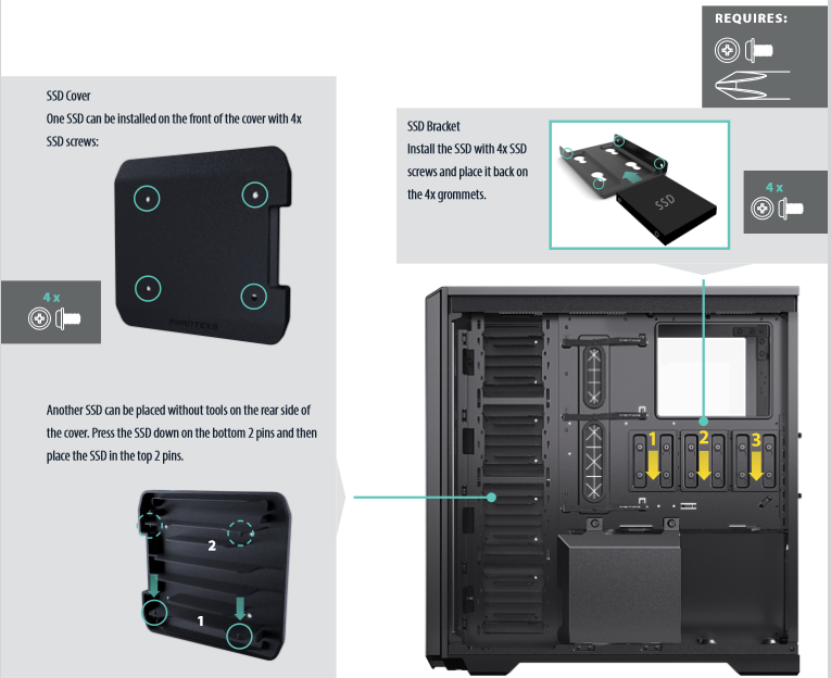 SCHIJVEN INSTALLEREN - 2.5 SSD-INSTALLATIE 