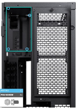 PSU vastzetten